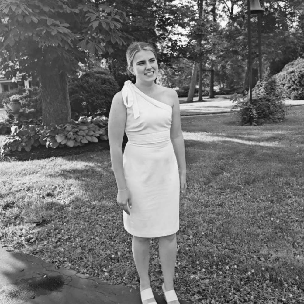 Elegant White One-Shoulder Dress